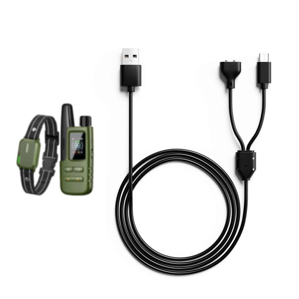 for Jugbow Dog Shock Collar Charger Replacement, Power Cable for Training 2-i...