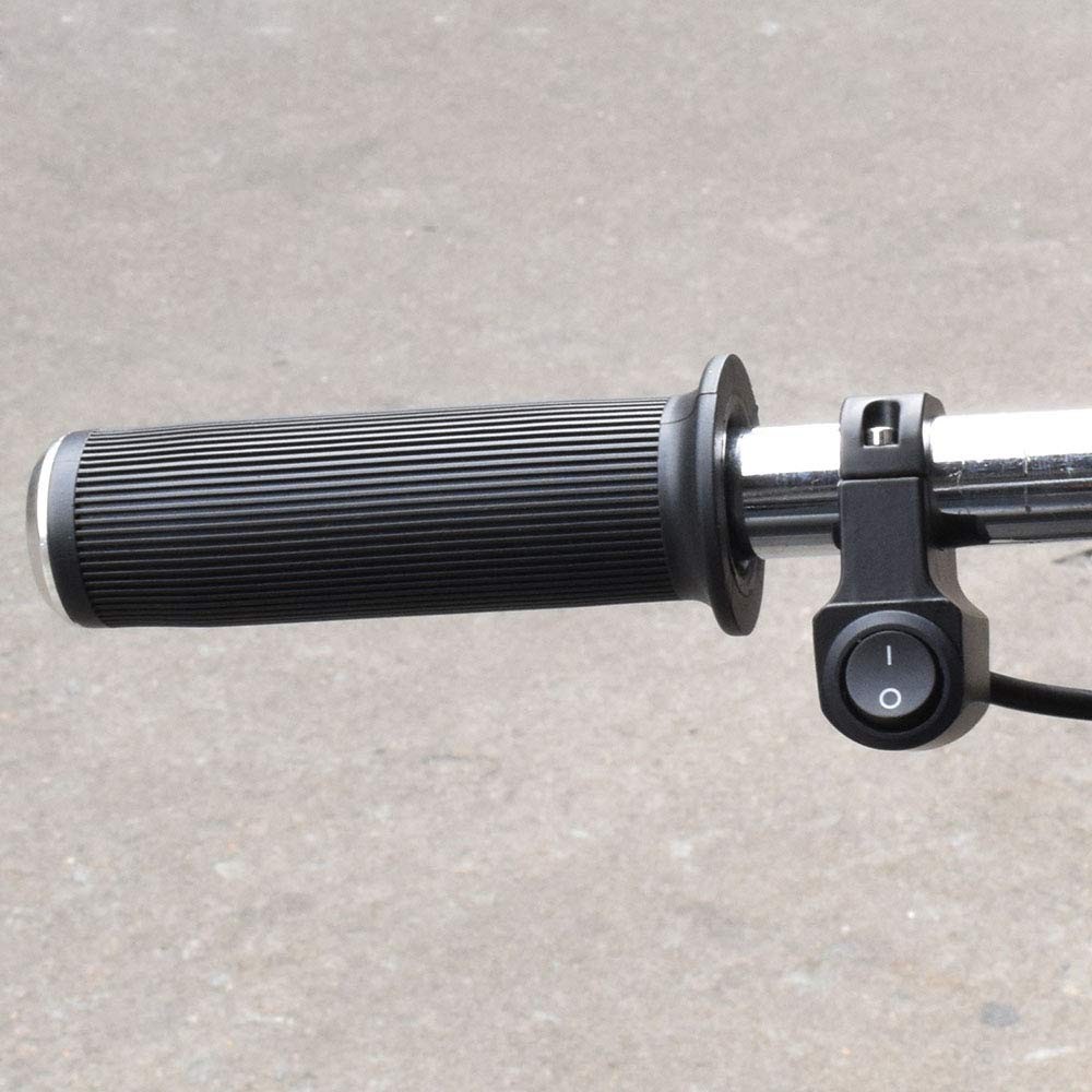 Weather-Resistant 12V Push Button Handlebar Switch for Motorcycle & ATV Lighting
