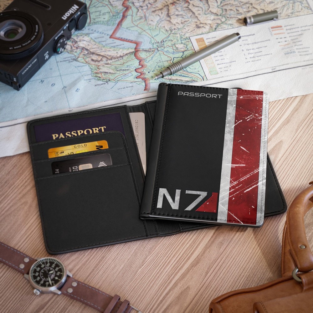 N7 Program Passport Holder, Mass Effect Passport Cover, Systems alliance