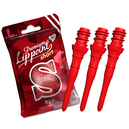 Premium SHORTLIP - 30 tips/bag - 20 bags/box - Red
