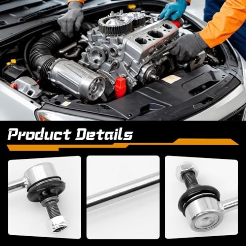 2 Pcs Front Stabilizer Sway Bar Links, Compatible with 2013-2018 Ford Escape C