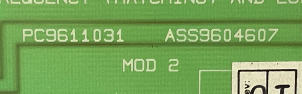 USED PC9611031 Circuit Board ASS9604607