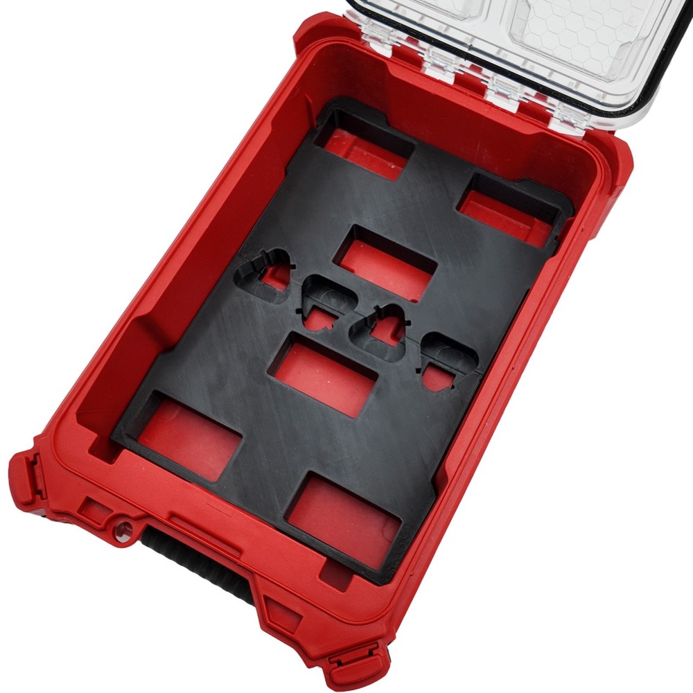 M12 Mixed Battery Organizer for Milwaukee Compact Packout insert