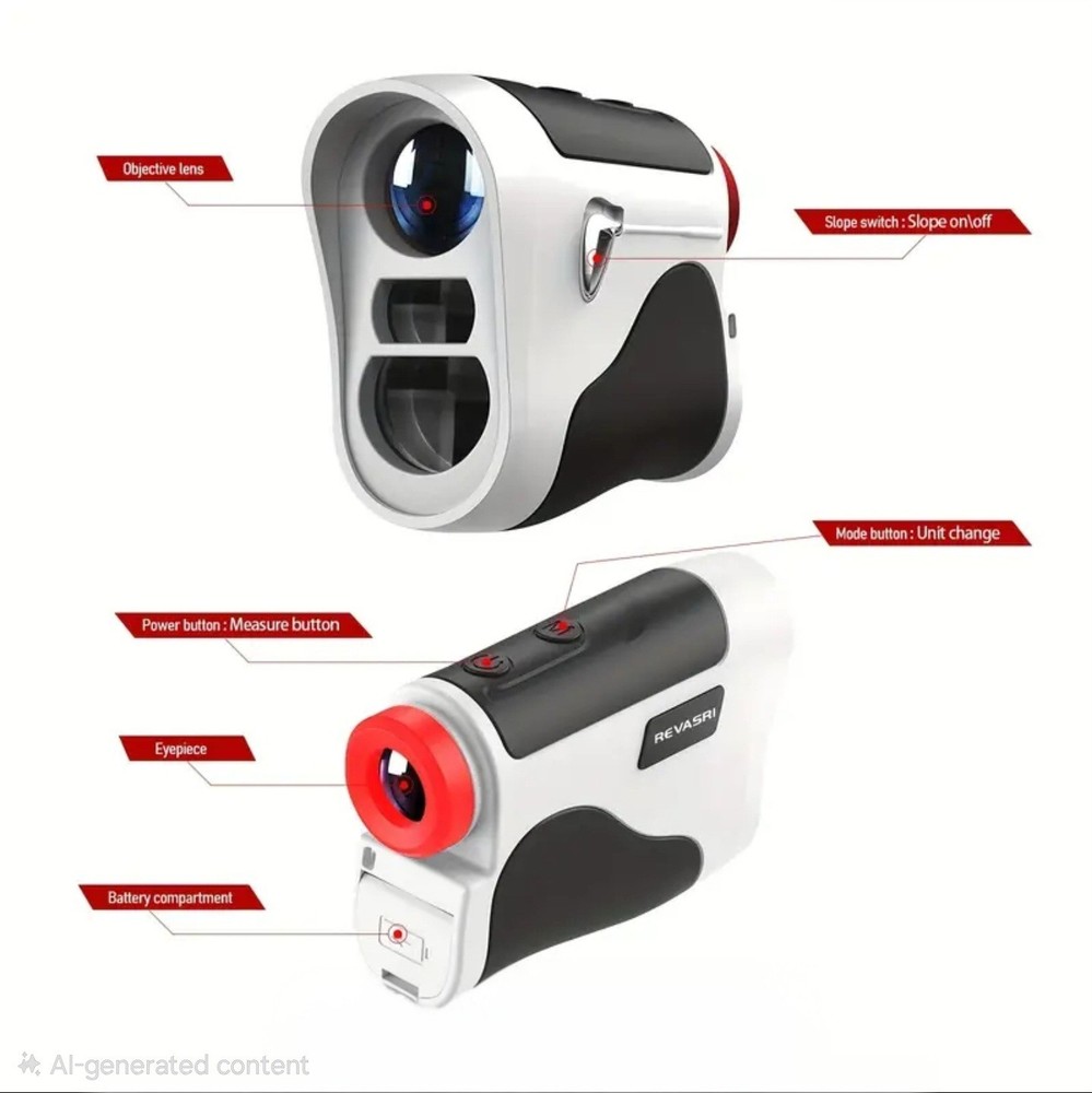 Golf Rangefinder with Slope and Pin Lock Vibration, 1000y
