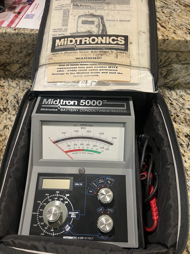 Midtronics Midtron 5000 Battery Conductance Tester Cased