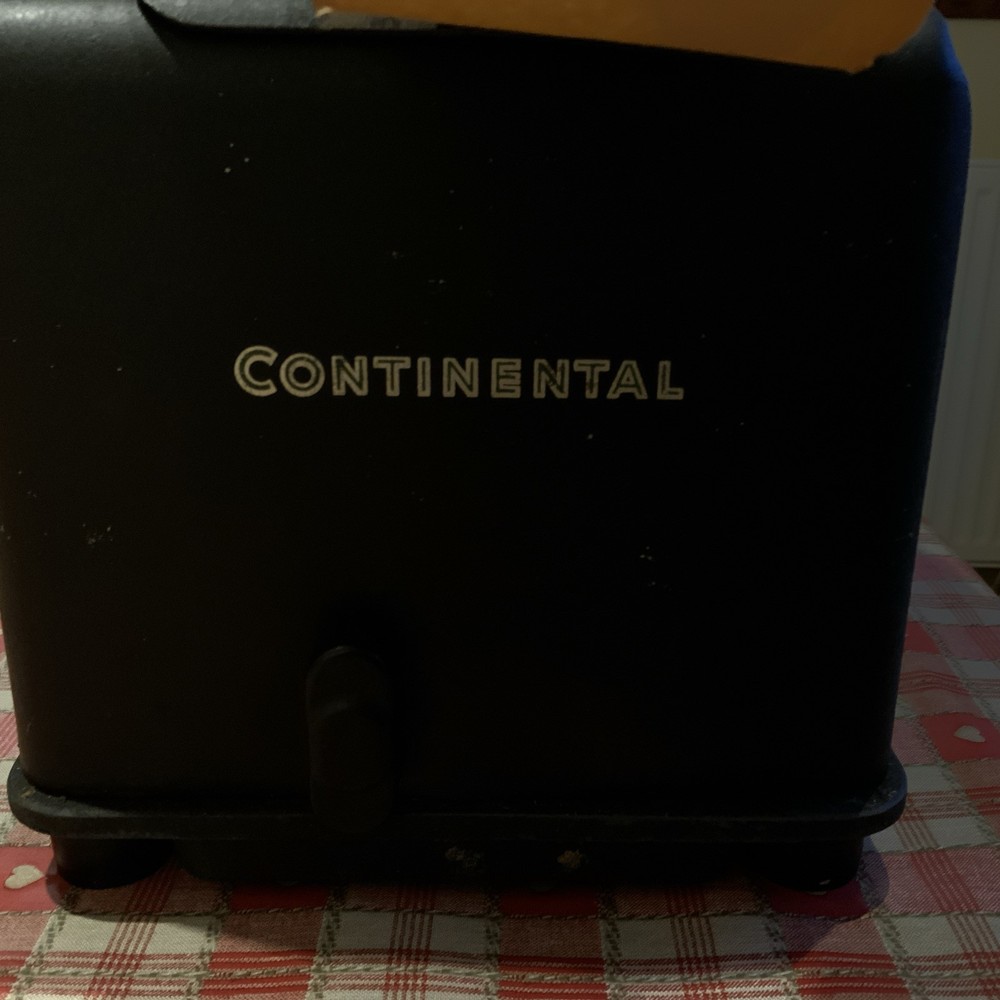 Vtg Antique "Continental" Adding Machine Calculator (Handle is Missing)