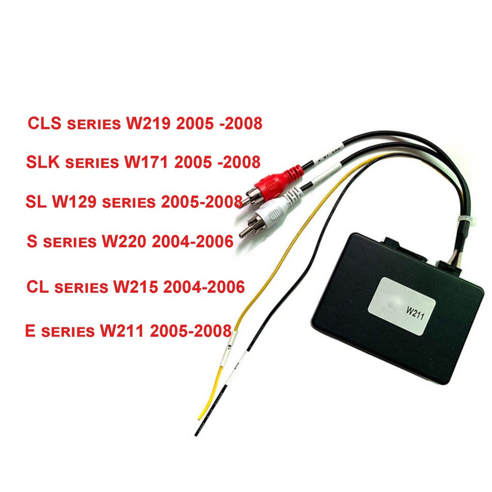 Fiber Optic Decoder Box for Mercedes W211 E-Class SLK CLS Audio Adapter