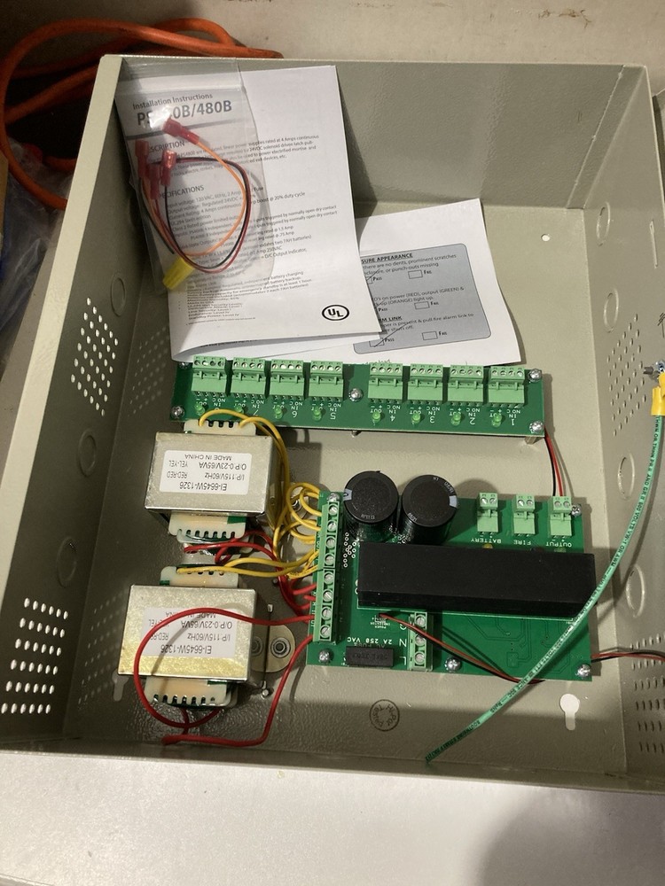 Cal-Royal CRPS480B Power Supply For Electrified Exit Devices CRPS