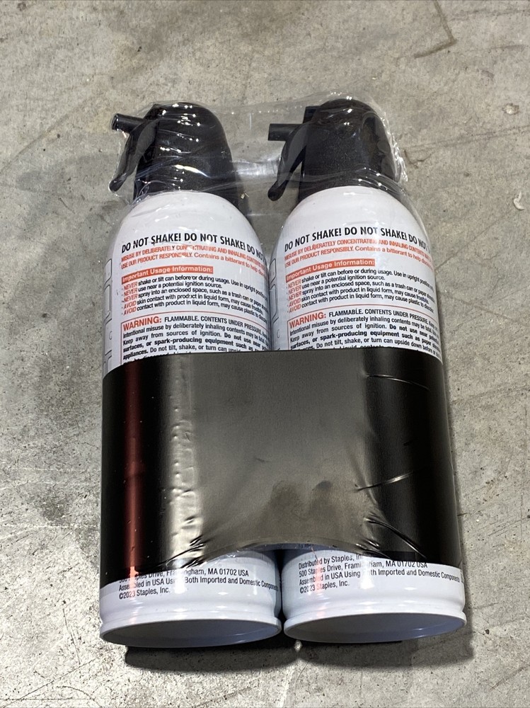 2-Pack, Staples Electronics Duster 10 Oz New