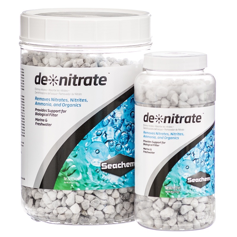Seachem De-Nitrate Nitrate Remover available in 4 size