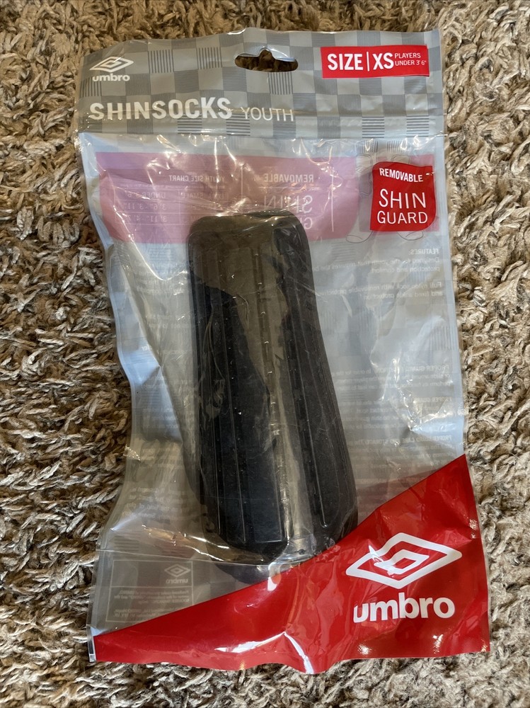 Umbro Centaurus Shin Sock Guard Size Extra Small Black