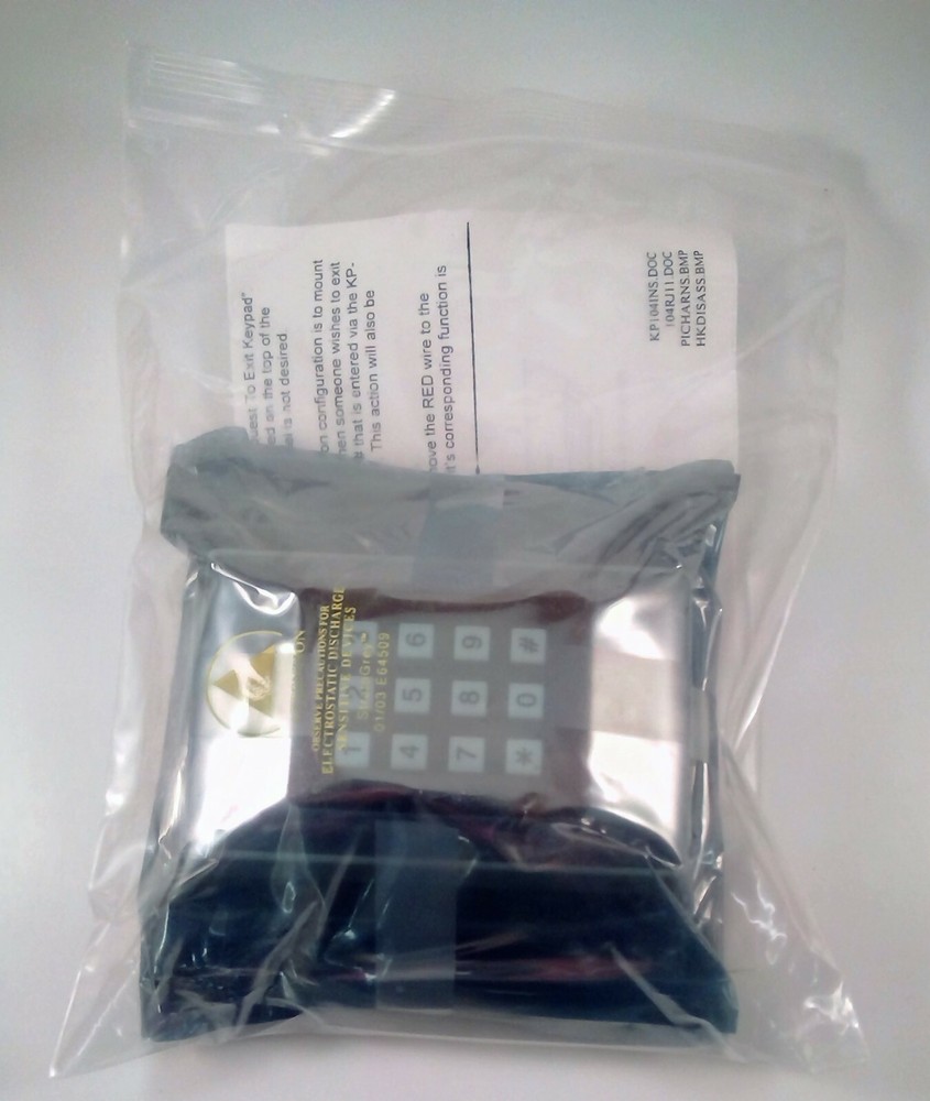 **NEW** KP-103 REMOTE - REQUEST TO EXIT KEYPAD WITH 12 FT. CONNECTING CABLE