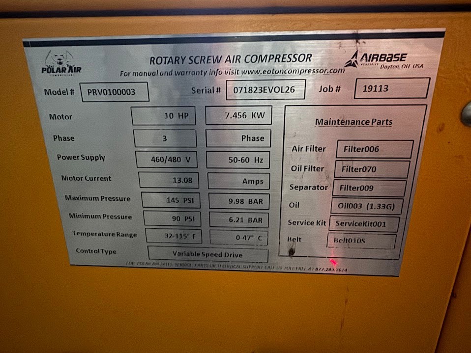 Polar Air Rotary Screw Compressor