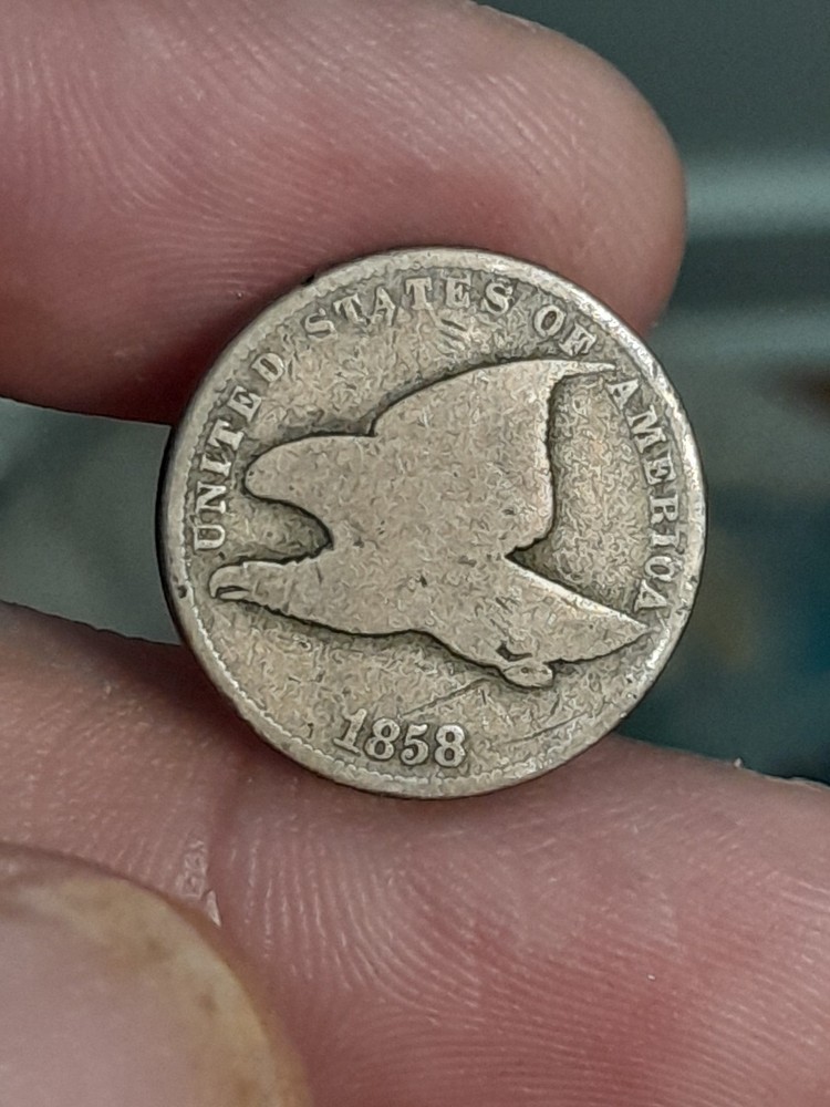 1858 Small Letters Flying Eagle Cent #2