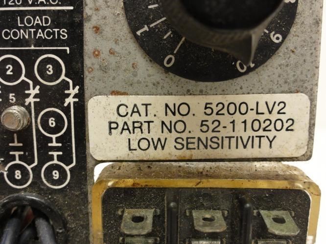 200518 Parts Only; B/W Controls 52-110202 Liquid Level Control Low Sensitivity