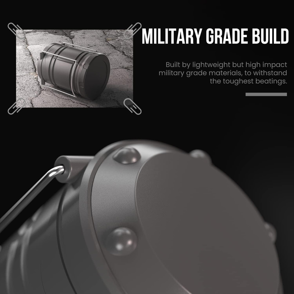 LED Camping Lantern, 4 Pack Battery Powered Flashlight for Power Outages