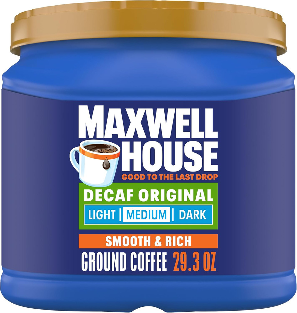 Decaffeinated Original Medium Roast Ground Coffee, 29.3 Oz Canister