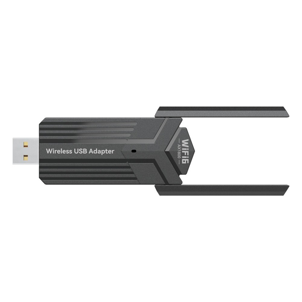 WiFi 6 USB Network Adapter AX1800 for Computer Desktop with Rotatable Antennas