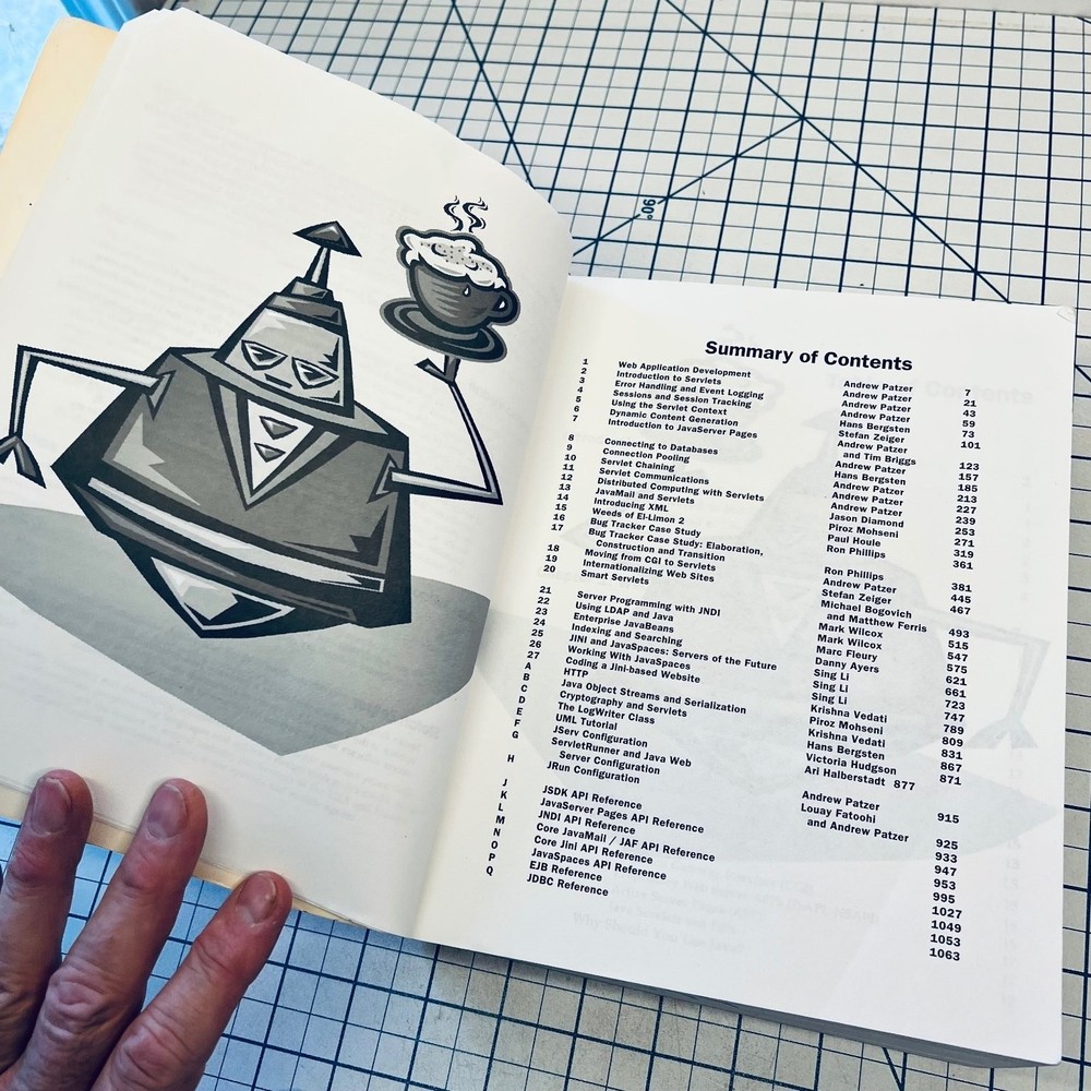 Wrox Professional Java Server Programming Book '99 Vintage Computing Application