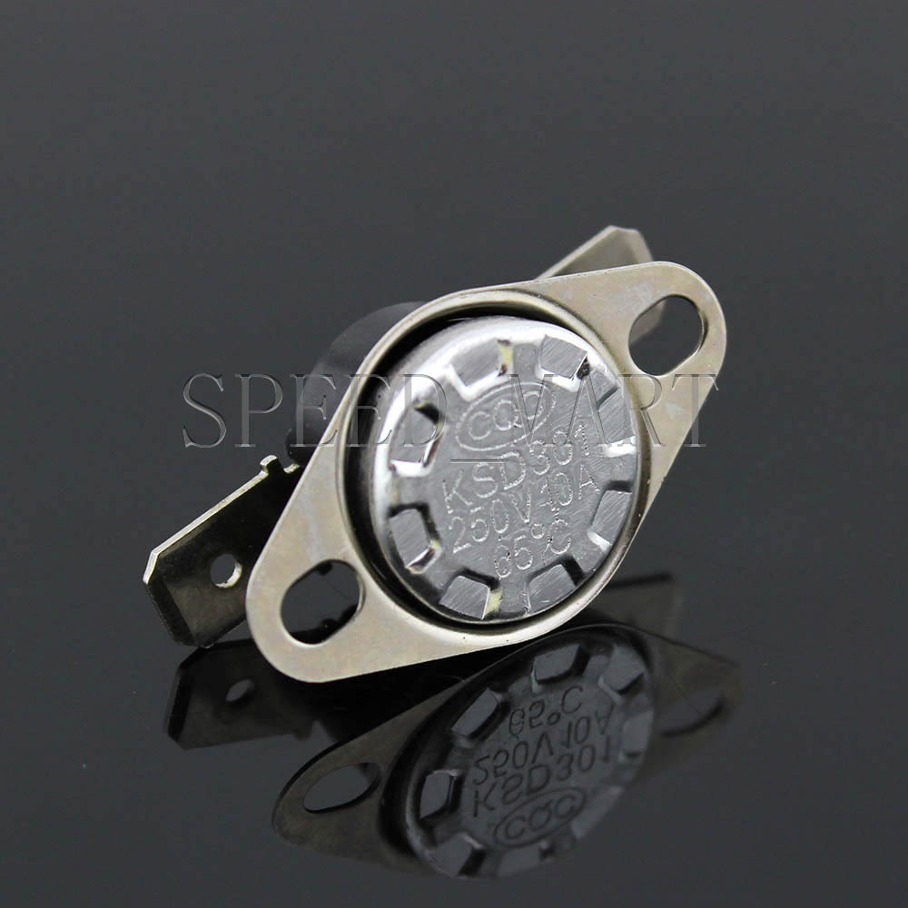 5 pcs Temperature Switch Control Sensor Thermal Thermostat 65°C N.C. KSD301