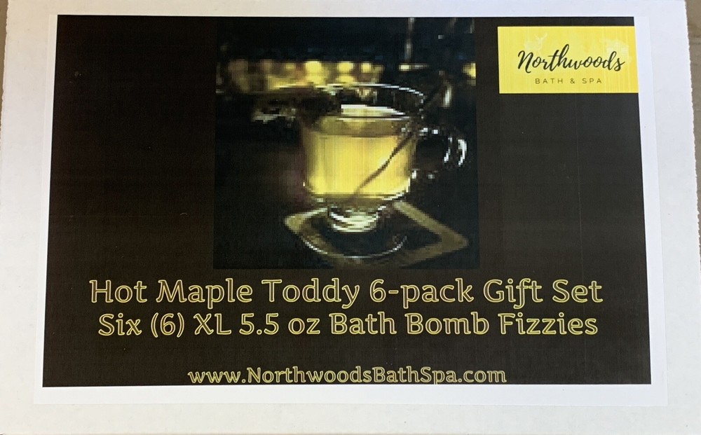 Hot Maple Toddy 6-pack Bath Bomb Gift Set