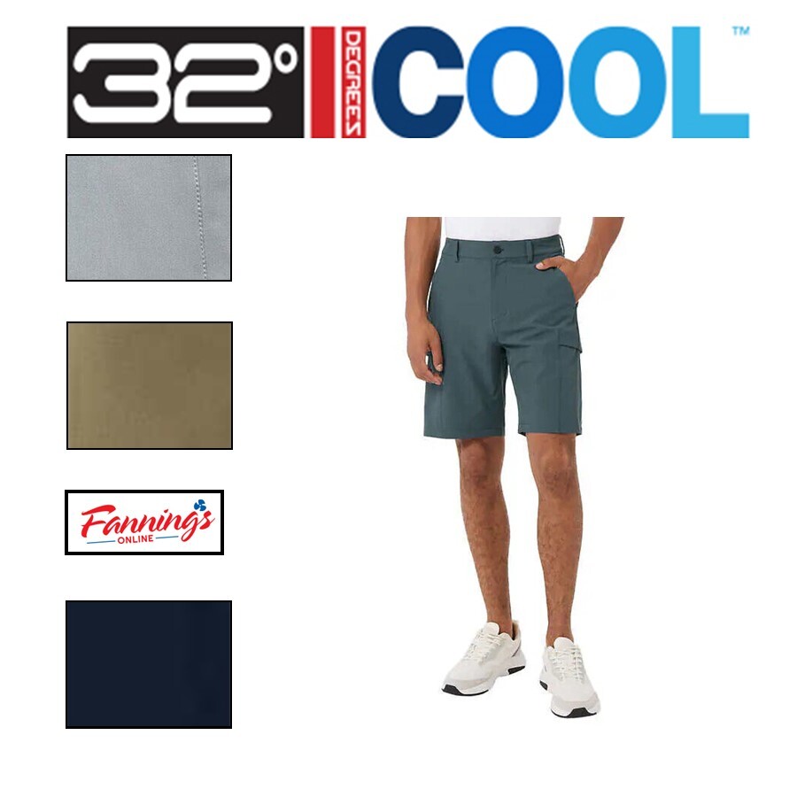 Lightweight with Stretch 32 Degrees Cool Men's Tech Cargo Short | C33
