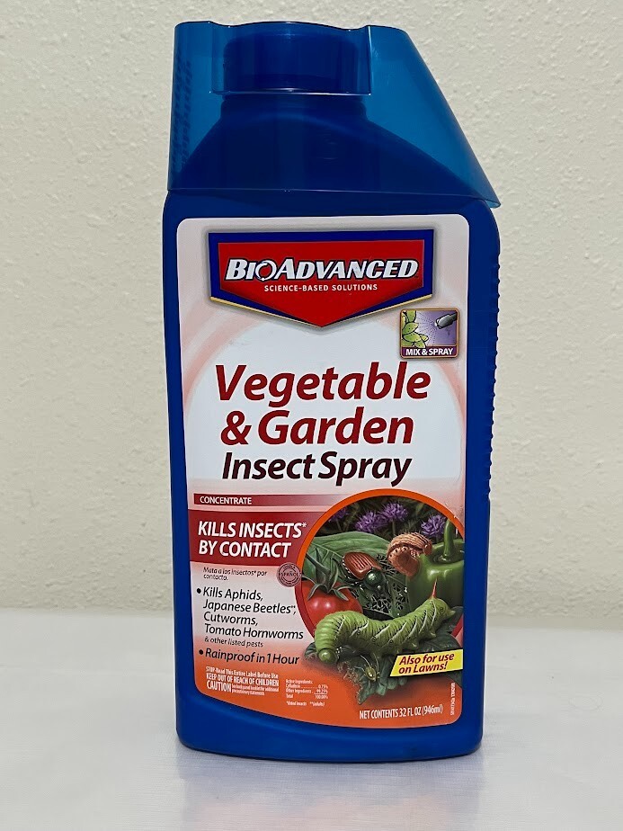 BioAdvanced Vegetable & Garden Insect Spray 32 oz Concentrate 701521A