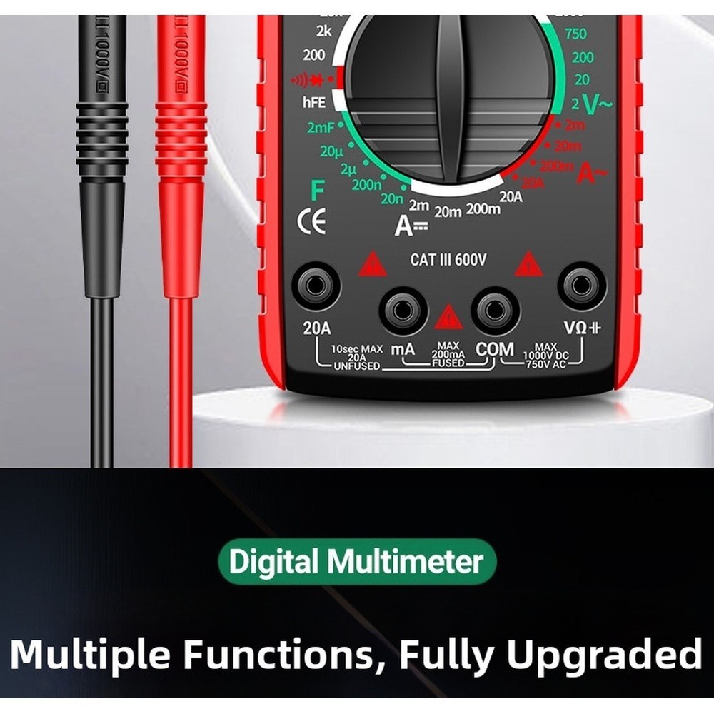 For ANENG DT9205A Digital Multimeter Auto Range with Protective Silicone Sleeve