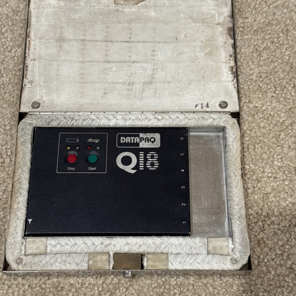 DATAPAQ Q18 (DQ1860) Reflow Profile Tracker System Everything Tested working