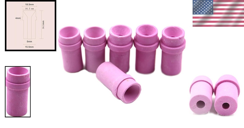 High-Performance Ceramic Nozzle Set, 5mm & 6mm - Perfect for Industrial Projects