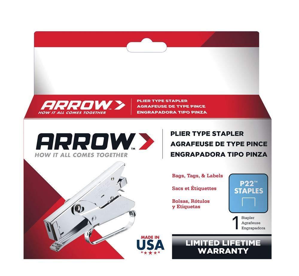 Arrow Fastener P22 Heavy Duty Plier Type Stapler Medium