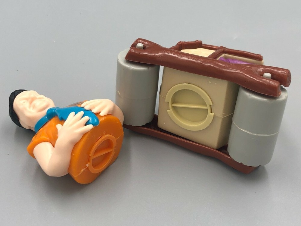 1993 FLINTSTONES Vintage CANDY CONTAINER with original candy