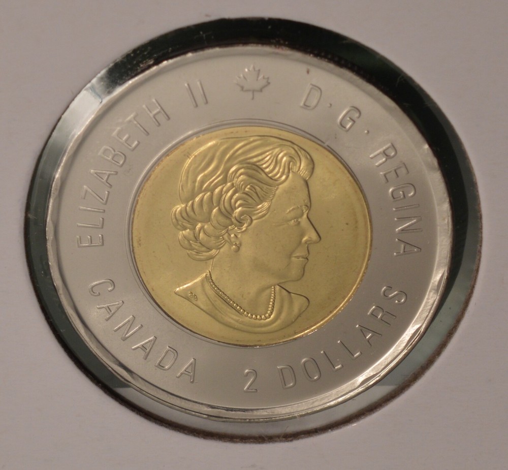 2015 Canada 2$ Dollar - In Flanders Fields - UNCIRCULATED from Mint Roll 🇨🇦
