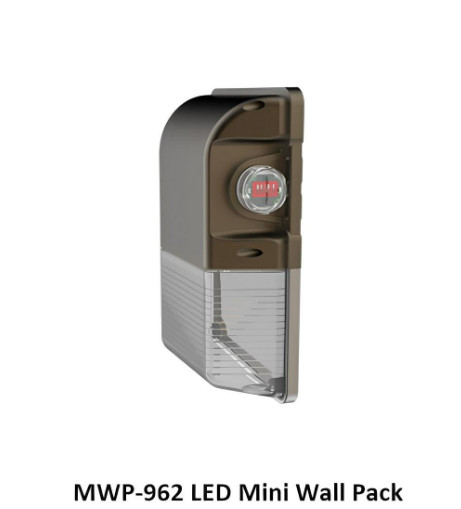 10 Pack LED Mini Wall Pack WATT CCT Selectable Photocell Installed