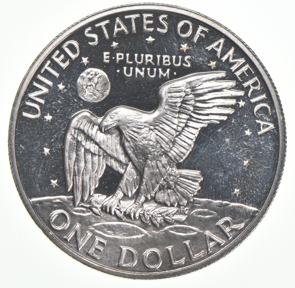 1971-S Eisenhower Dollar 40% SILVER - PROOF Cameo
