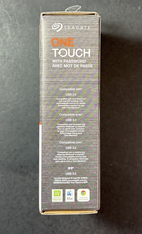 Seagate One Touch Secure External Hard Drive 5TB HDD [ BLACK ] NEW