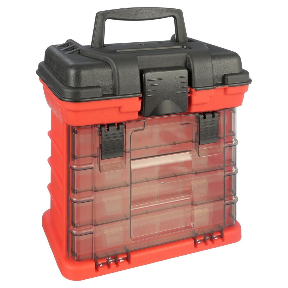 Portable 4-Drawers Storage Tool Box Multipurpose Organizer Tool Tray Toolbox NEW