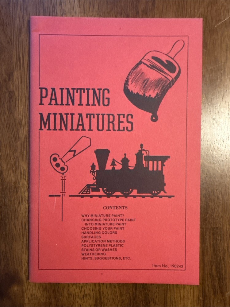 Painting Miniatures Book 1961 SC