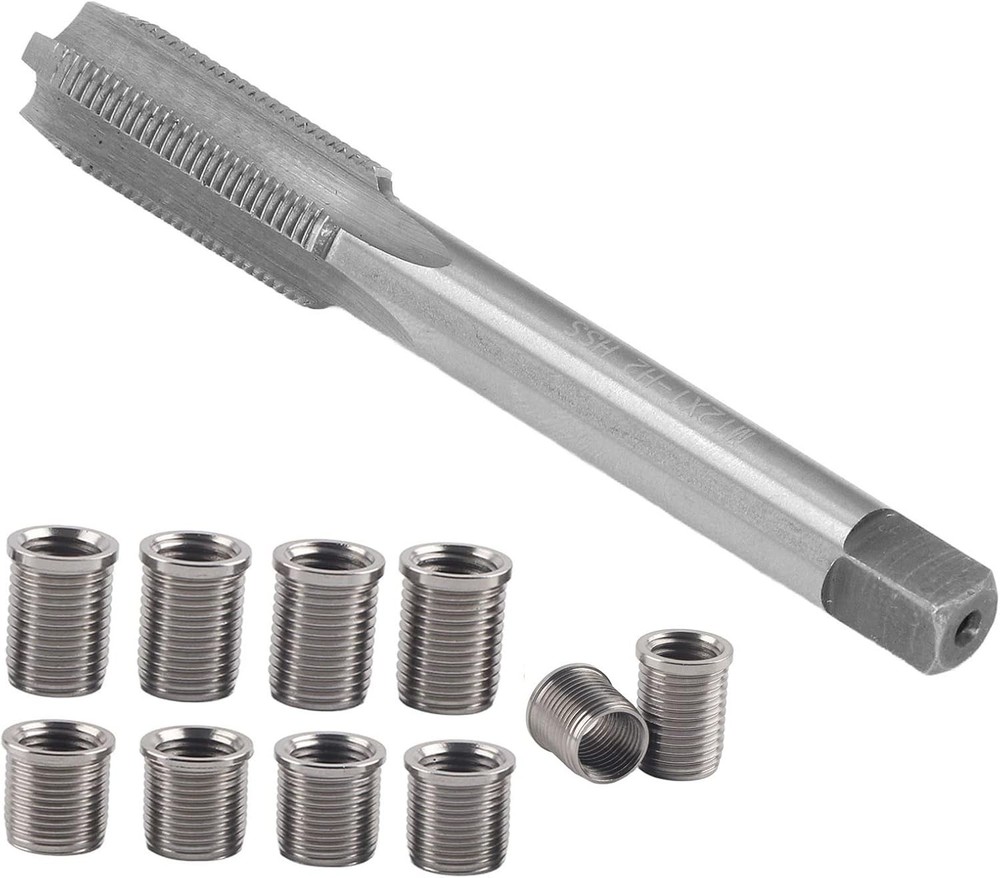 Spark Plug Thread Repair Kit FOR Stripped Threads M10x1.0 Tap Insert Tool
