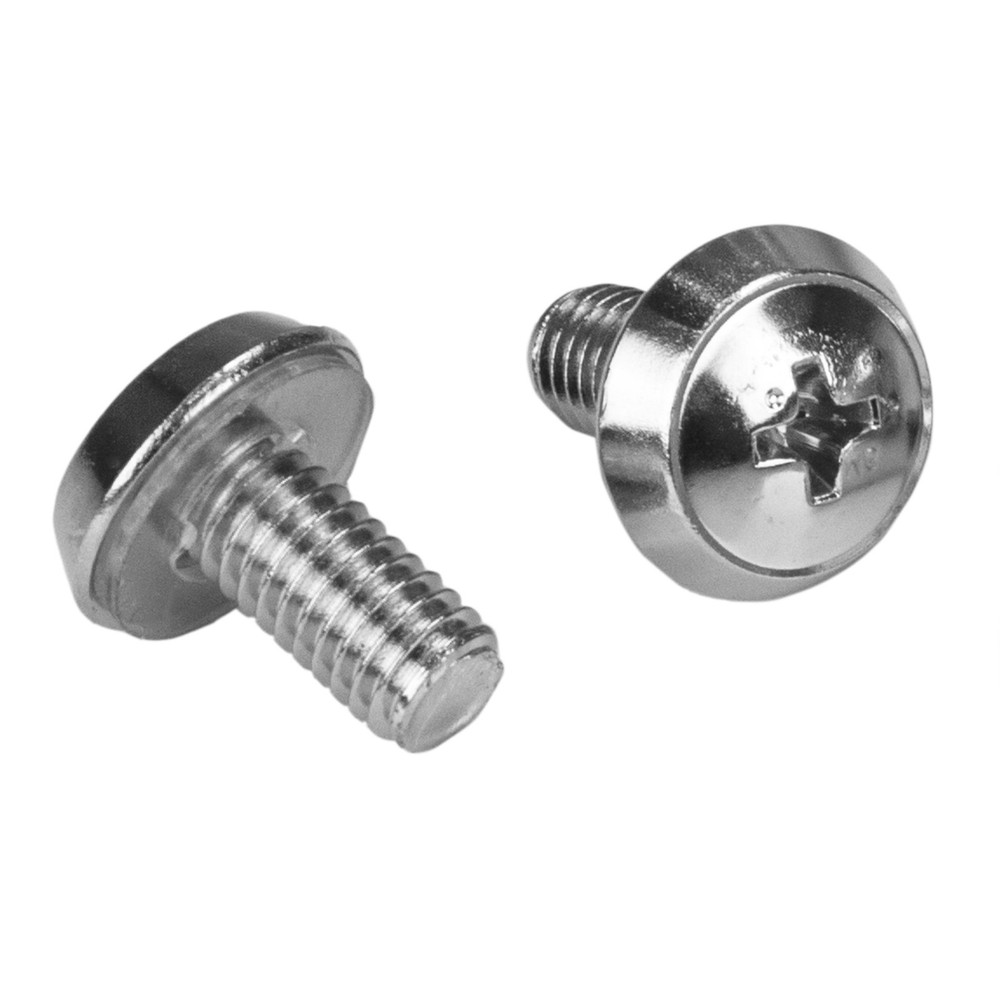 StarTech M6 Rack Screws and M6 Cage Nuts - 20 Pack