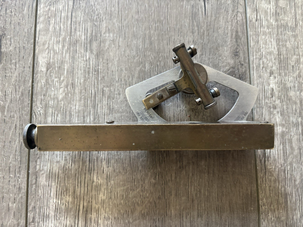Vintage Brass and Aluminum Transit Level