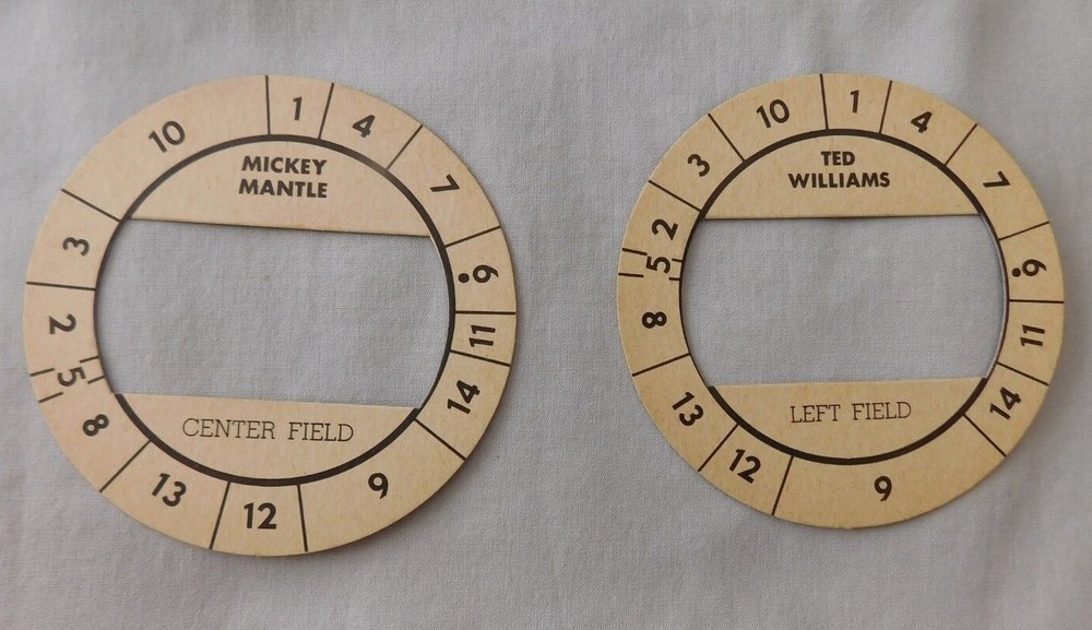 1957 Cadaco Disc  Baseball Disc - Pick one