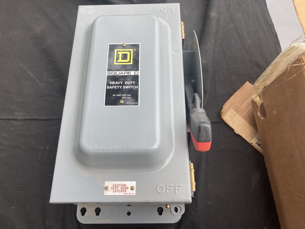 square d heavy duty safety switch 60 amp 3 pole 50507