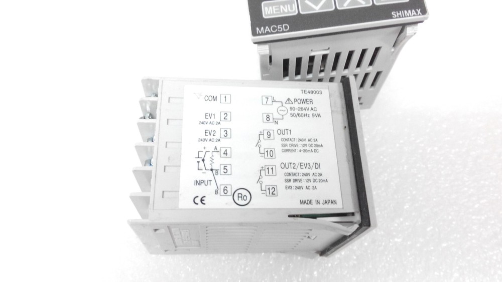 SHIUMAX MAC5D-MSF-EN TEMPERATURE CONTROLLER