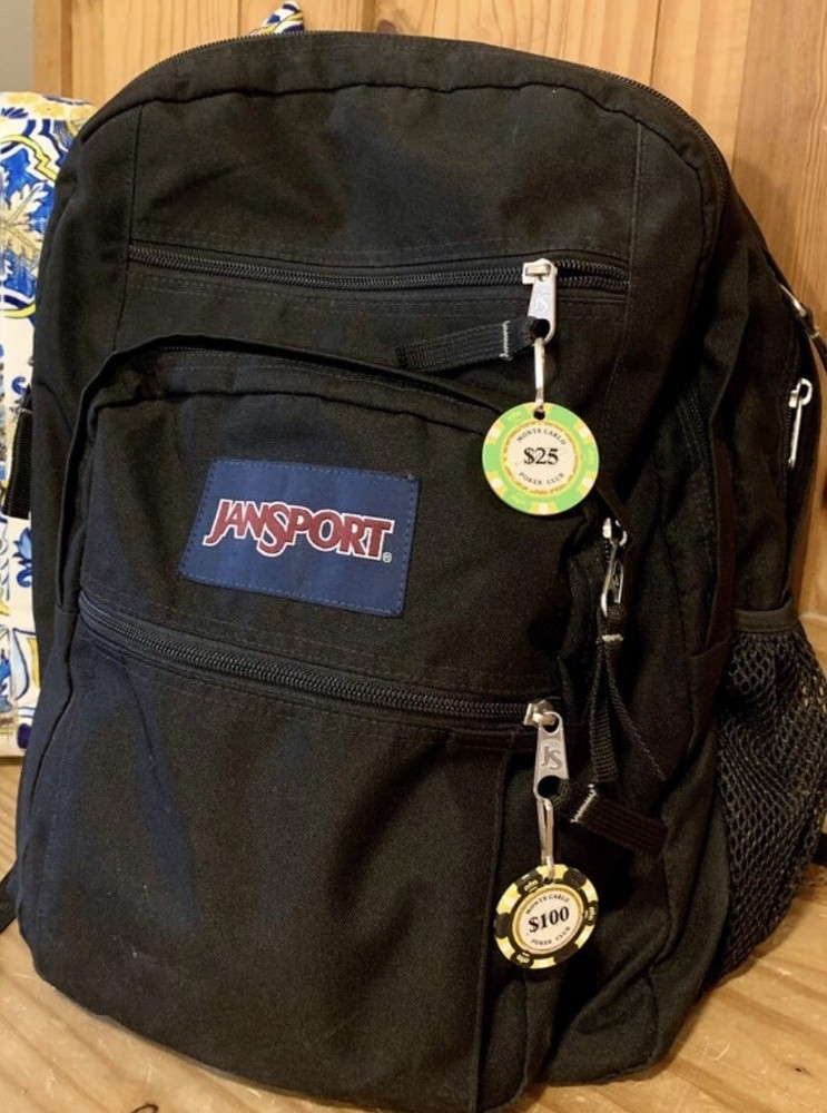 Poker Chip Key Ring/Zipper Pull