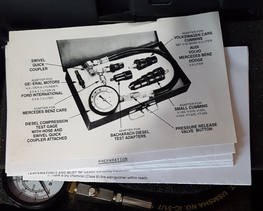 MAC Tools® 6-PC Diesel Compression Test Set CT900D RRP: $364.99 P1