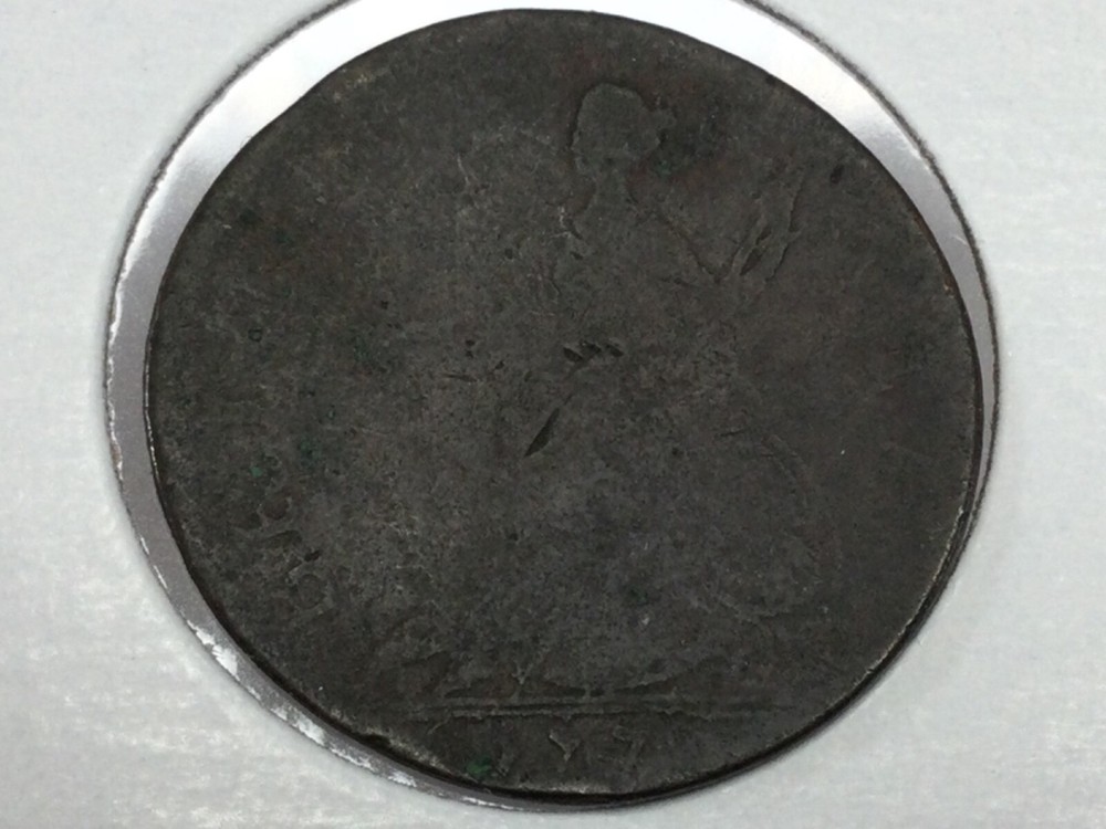 1772 George III Half Penny