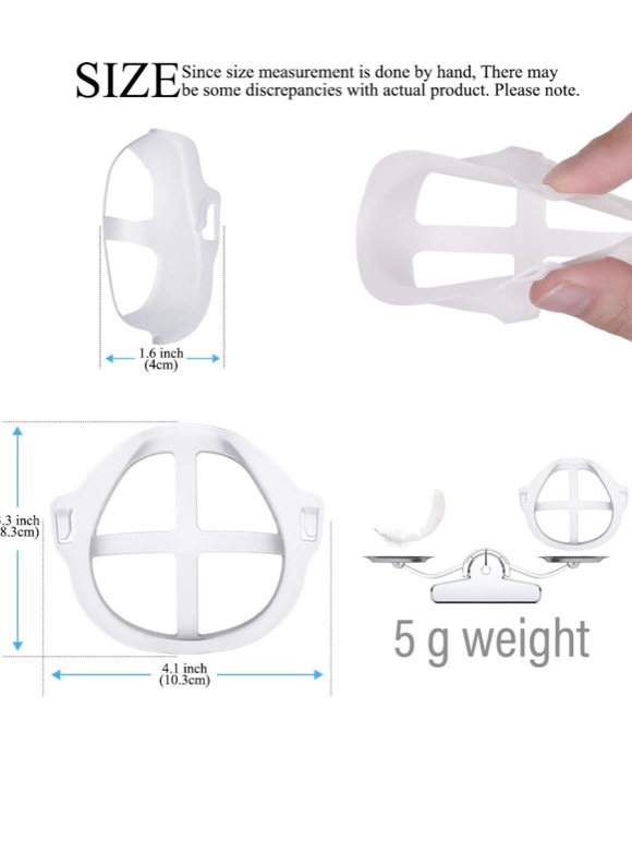 5 PACK OF 3D SILICONE MASK BRACKET