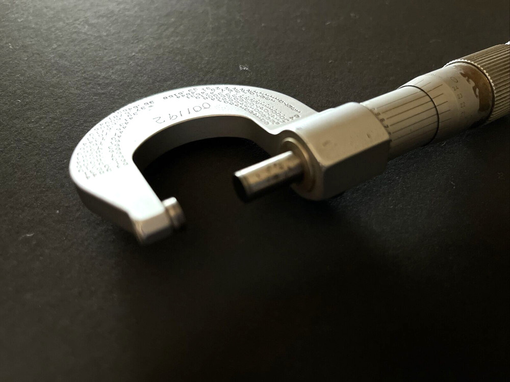 Brown and Sharpe Micrometer 0-1” Carbide Tips