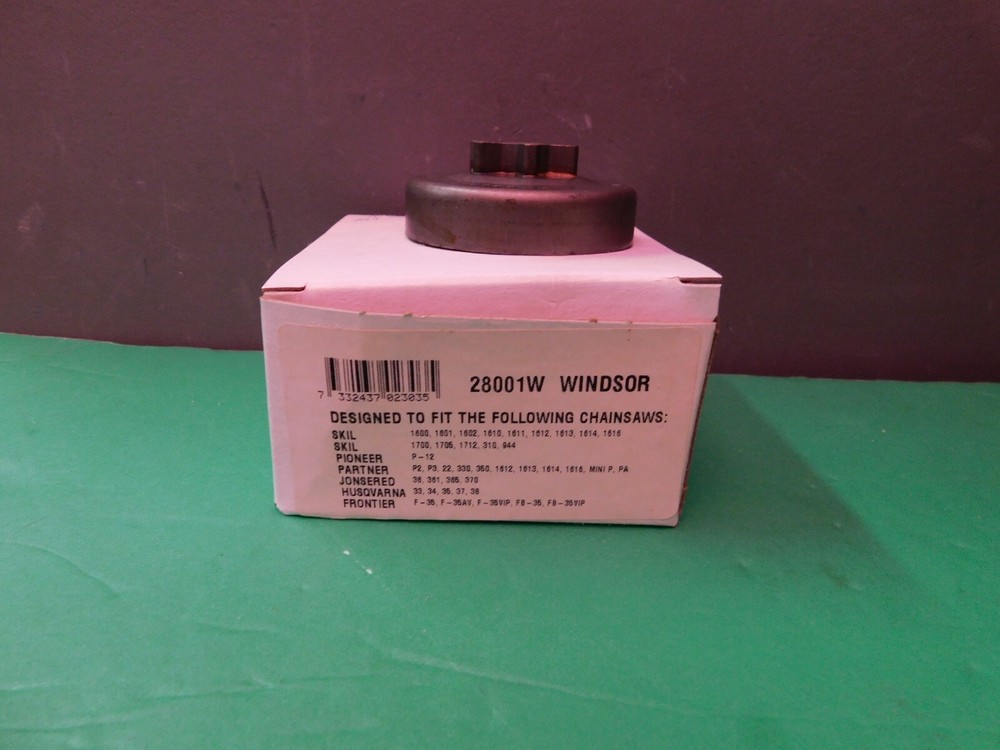 WINDSOR CLUTCH DRUM # 28001W CHAINSAW --- BOX 1019